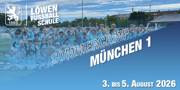 Cover Sommercamp 1 am Trainingsgelände des TSV 1860 München 2026