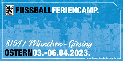 Cover Ostercamp am Trainingsgelände des TSV 1860 München 2023
